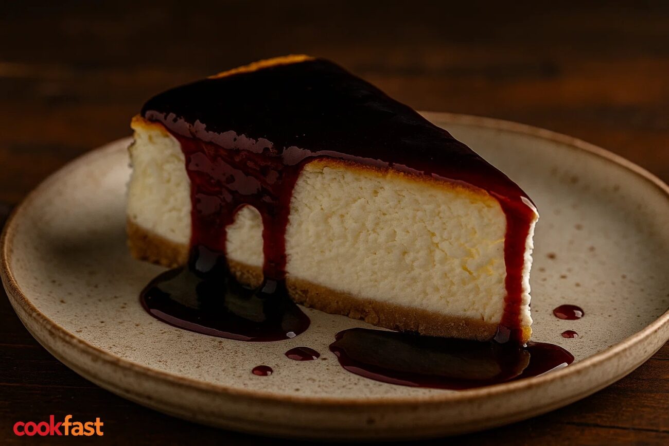 Cheesecake με ανθότυρο και πετιμέζι